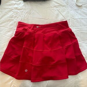 Lululemon red skirt
